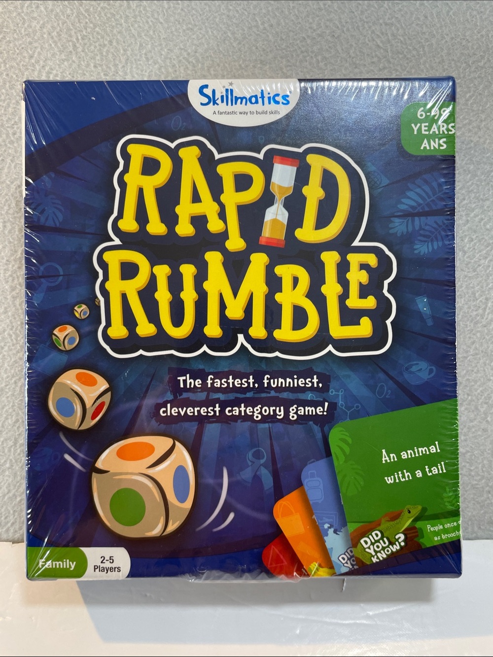 Skillmatics Rapid Rumble Family Game NEW! Sealed